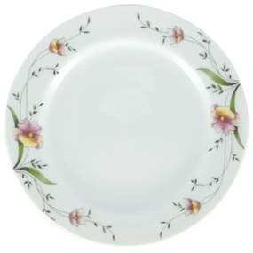 Prato Sobremesa 19 Cm Porcelana Schmidt - Dec. Carmem 2344