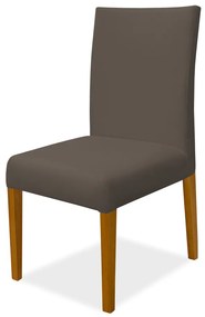 Kit 4 Cadeiras de Jantar Milan Veludo Marrom