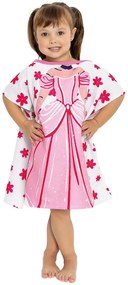 Toalha de Praia Poncho Infantil Princesa 1 Peça