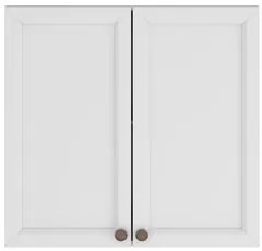 Armário de Cozinha Aéreo 2 Portas 80cm Duna P09 Branco - Mpozenato