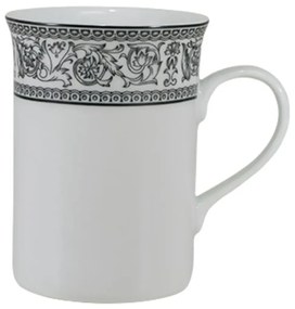 Caneca 240Ml Porcelana Schmidt - Dec. Kate 2317