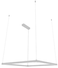 Pendente Led Aluminio Acrilico 30,4W 3000K Fit15 - BRANCO