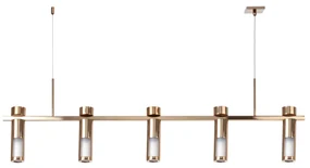 Pendente Pipeline 37X5,1X100Cm Metal Alumínio 5Xmr11 - Old Artisan Pd-... (MARSALA)