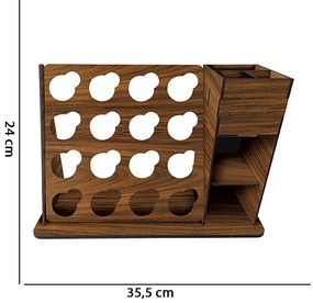 Porta Cápsula de Café Três Corações e Porta Xícara - D'Rossi