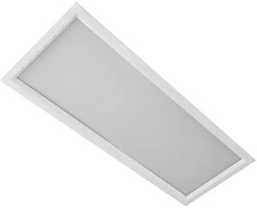 Plafon Led Embutir Aluminio Branco 36W Sevilha - LED BRANCO QUENTE (3000K)