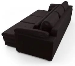 Sofá Retrátil 3 Lugares Para Sala 297cm Dijon Couro Bordô S07 - Mpozen