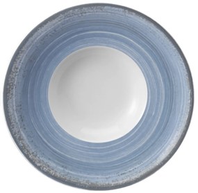 Prato Risoto 27Cm Porcelana Schmidt - Dec. Esfera Azul Celeste 2414