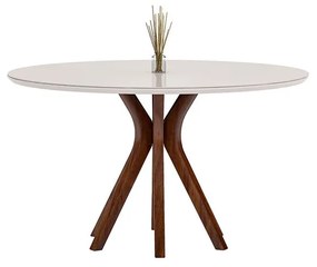 Mesa de Jantar Redonda Vicent 130x130 cm - VM 53338