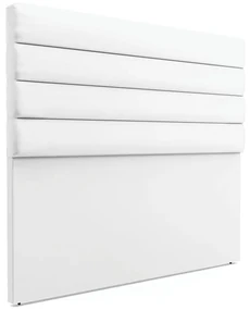 Cabeceira California Para Cama Box Casal 140 cm Corino Branco - D'Rossi