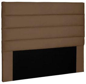 Cabeceira La Italiana Para Cama Box Solteiro 90 cm Suede - D'Rossi - Caramelo