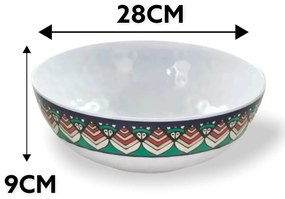 Saladeira Melamina Manish 28 cm