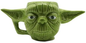 Caneca 3D Yoda Mestre Jedi Star Wars Guerra nas Estrelas