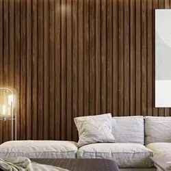 Kit 2 Placas Painel Ripado Decorativo 99cm Slat M20 Palisandro - Mpoze