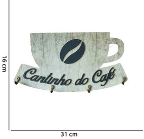 Porta Xicara de Café "Cantinho do Café" - D'Rossi