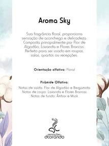 Ambiente Cheiroso Para Aromaterapia Com O Kit Sky