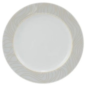 Prato Sobremesa 19Cm Porcelana Schmidt - Dec. Golden Oak 2387