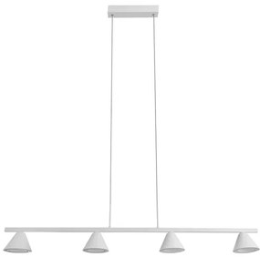 Pendente Led Metal Aluminio 38W 3000K Flora - BRANCO