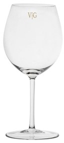 Taça de Cristal Artesanal P/ Vinho Cabernet  Incolor
