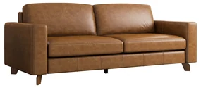 Sofá Decorativo 240cm Moscou PU Sintético Caramelo G52 - Gran Belo