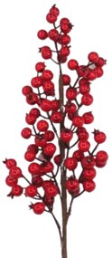 Galho Berry Vermelho 60Cm - Tok Da Casa