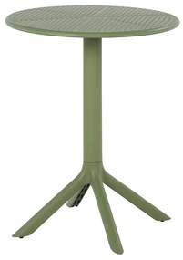 Mesa Área Externa Marina Tampo Redondo 60cm em PU verde G56 - Gran Belo