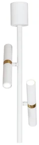 Plafon Igual Haste Ø24X60Cm 4Xmr11 Por Waldir Junior - Usina 51101/4 (MT-M - Mate Metálico)