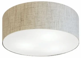 Plafon Para Dormitório Cilíndrico SD-3014 Cúpula Cor Rústico Bege