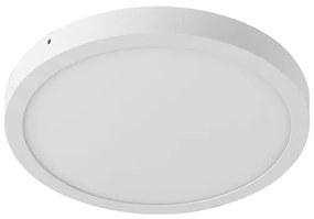 Plafon Led Sobrepor Redondo Aluminio Branco 32W Yamamura - LED BRANCO NEUTRO (4000K)