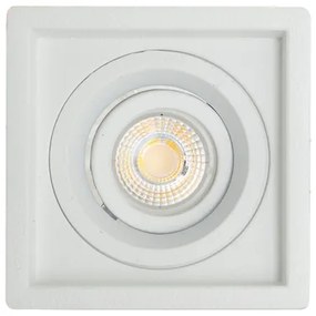 Plafon Embutir Aluminio 8,5Cm - BRANCO