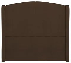 Cabeceira Casal Cama Box 140cm Glenda I02 Bouclê Marrom - Mpozenato