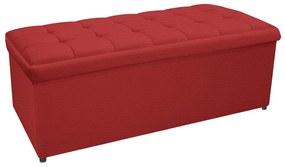 Calçadeira Copenhague 195 cm King Size Corano Vermelho - ADJ Decor