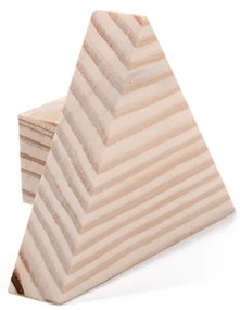 Cabideiro de madeira triângulo