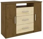 Cômoda Prisma Castanho Avela Wood Flex Moval