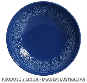 Prato Fundo 21,5Cm Agra Navy - Porto Brasil 2° Linha