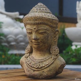 Busto de Buda em Cimento | Bali