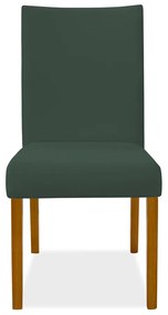 Kit 2 Cadeiras de Jantar Milan Veludo Verde Bandeira