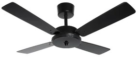 Ventilador De Teto Mdf Aco Preto Topaz