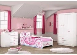Cama Carruagem Infantil Princess M08 Branco/Rosa Acetinado - Mpozenato