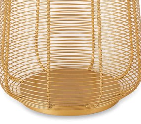 Lanterna em Metal Dourada 60x23 cm - D'Rossi
