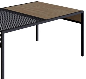 Mesa de Centro New Hanover e Preto 80 cm - D'Rossi