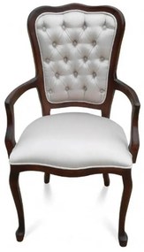 Cadeira com Braço Inglesa Madeira Maciça Design de Luxo Peça Artesanal