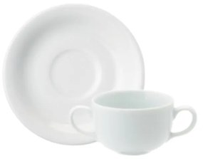 Xicara Consume 100Ml Com Pires Porcelana Schmidt - Mod. Voyage 201