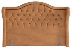 Cabeceira Cama Box Casal 140cm Antibes P02 Sintético Caramelo - Mpozen