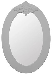 Espelho Lavanda Oval - Cinza Claire Provençal Kleiner