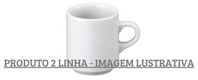 Xicara Café Sem Pires 90Cm Porcelana Schmidt - Mod. Expresso Cup 2º Linha 050