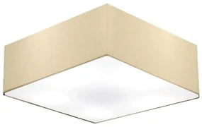 Plafon Para Dormitório Quadrado SD-3002 Cúpula Cor Algodão Crú