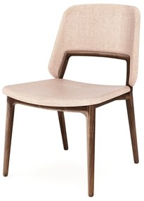 Cadeira Glen Estofada Estrutura Madeira de Manejo Design by Asa Design