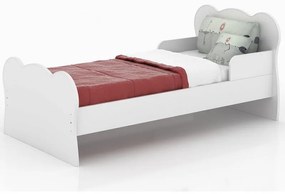 Mini cama Infantil Quarto Solteiro MC 070 Branca