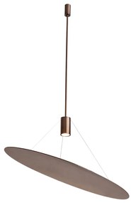 Pendente Ovni Ø70X50Cm 1Xmr16 Por Waldir Junior - Usina 51115/70 (BZ-M - Bronze Metálico)