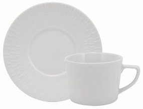 Xicara Chá Com Pires Porcelana Schmidt - Mod. Aspen 2° Linha 241